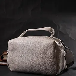 Жіноча прямокутна сумка на два відділення з натуральної шкіри Vintage 22х13х11 см sum0028994 - мініатюра 10