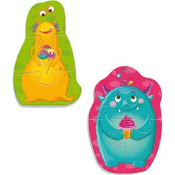 Магнітні бебі пазли Vladi toys Монстрики VT3208-31 - мініатюра 2