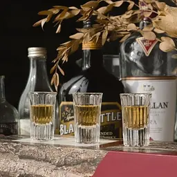 Набір стопок скляних Deli Glass Jim 20 мл 12 шт. (870Y6005) - мініатюра 6