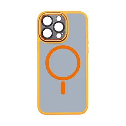 Чехол для Apple iPhone 15 Pro Max, Unit MagSafe SE, оранжевый, с защитой камеры, магсейф, противоударный, магнитный, панель-накладка с MagSafe, с поддержкой беспроводной зарядки, TPU+PC, защита всего корпуса, ударопрочный, ArmorStandart (ARM75372)