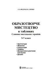 Образотворче мистецтво в таблицях. Словник мистецьких термінів - Сергій Федун - мініатюра 2