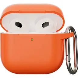 Чохол для навушників ArmorStandart Hang Case для AirPods 4 Orange [ARM81288] [118657] - мініатюра 1