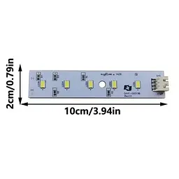 Плата LED освітлення для холодильника Samsung DA41-00519B 100x20mm (302397850) - мініатюра 5