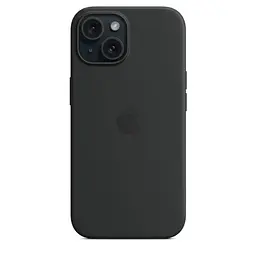 Силіконовий чохол матовий чорний, для iPhone 16 Plus - мініатюра 4