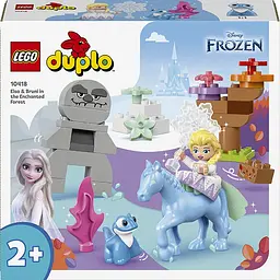 Конструктор LEGO DUPLO Disney Эльза и Бруни в Зачарованном лесу 31 деталей (10418)