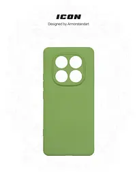 Чехол ArmorStandart ICON для Xiaomi Redmi Note 14 Pro 4G Camera cover Green (ARM79825) - мініатюра 3