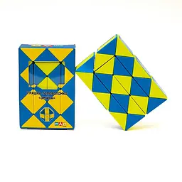 Головоломка Розумний кубик "Змійка синьо-жовта" SCU024 (Smart Cube Twisty Puzzle Snake "Ukraine") - мініатюра 3
