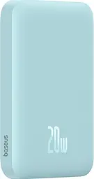 Портативний акумулятор Baseus Magnetic Mini Air Wireless 20W 6000mAh blue (P10059002313-00) - мініатюра 4