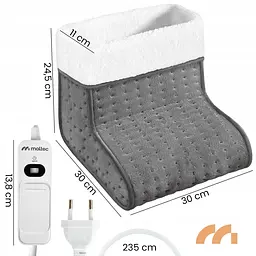 Електрогрілка для ніг Maltec CozyHeat 100W Grey - мініатюра 3