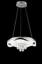 Світлодіодна люстра Splendid Ray C305/1+1 LED (CH) з кришталем, біло-золота, 40 Вт - мініатюра 4