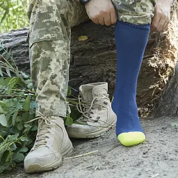 Водонепроникні шкарпетки Dexshell Ultra Thin Crew NL Socks S Blue/Yellow (DS683NLS) - мініатюра 11