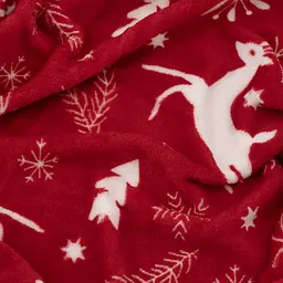 Плед ARDESTO Christmas Flannel 160х200см, 100% поліестер, олені, червоний (ART0126PB) - мініатюра 5