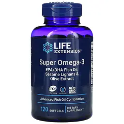 Жирні кислоти Super Omega-3, 120 капсул Life Extension fit0012929 - мініатюра 1