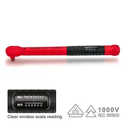 Ключ динамометричний 3/8" 10-50Nm ізольований 1000V VDE TOPTUL ANVA1205V4 - мініатюра 2