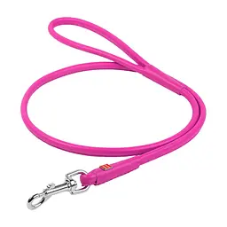 Повідець для собак WAUDOG Glamour круглий XS d 4 мм Д 122 см рожевий (33887)