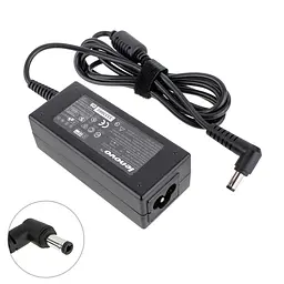 Блок живлення для ноутбука Lenovo 20V, 2A, 40W, 5.5x2.5мм, 3 hole, L-подібний роз'єм, black (без кабеля!) - мініатюра 2