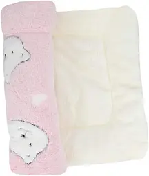 Плед для тварин Soft Pet Bed Cushion 60х80 см Pink Bear - мініатюра 4