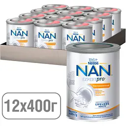 Дитяча суміш початкова NAN ExpertPro кисломолочна суха 400 г - мініатюра 6