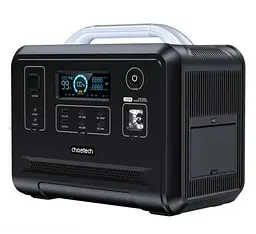 Зарядна станція BS005, Black, 1200 Вт / 1024 Вт/год, Type-C Choetech teh0028579