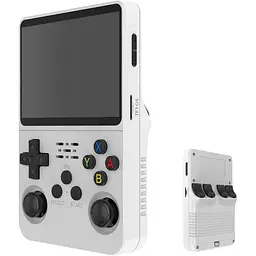 Ретро ігрова приставка Data Frog R36s 15000 games in 1 White [118149] - мініатюра 2