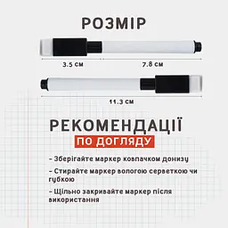 Маркер чорний на водній основі, 6 шт. - мініатюра 3