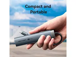 Мультипортовий адаптер Vention Hub 6-in-1 100W (TGNHB) - мініатюра 5