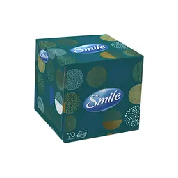 Серветки косметичні Smile 3 шари 70 листів Дизайн коробки (4823071661996) - мініатюра 3