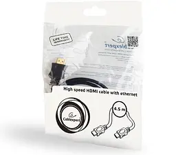 Кабель Cablexpert HDMI - HDMI 4.5m v1.4 (CC-HDMI4L-15) - мініатюра 4
