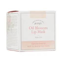 Маска для губ Вітамін Е-Обліпиха Oil Blossom Lip Mask Sea Buckthorn oil Petitfee & Koelf 15 г - мініатюра 3