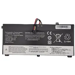 Акумулятор 45N1742 для Lenovo ThinkPad T550 T550s T560 W550 W550s (11.1V 3400 mAh)