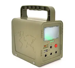Переносний ліхтар з сонячною панеллю BRAZZERS BRPFCF42 Solar Panel 5W, LiFePO4 42Wh, 3x6W Led лампи 3м, ліхтар 9W - мініатюра 2