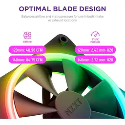 Вентилятор NZXT F120 RGB Duo Black (RF-D12SF-B1) - мініатюра 7