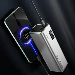 Зовнішній акумулятор - портативне зарядне CUKTECH PB200 20000mAh 85W 3 виходи 2C1A - мініатюра 4