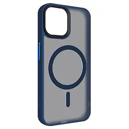 Чохол ArmorStandart Uniq Magsafe для Apple iPhone 15 Dark Blue (ARM75298)