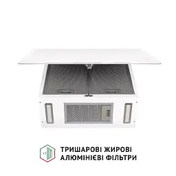 Витяжка декоративна похила Perfelli RIVA BIANCA - мініатюра 10