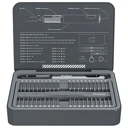 Електровикрутка з набором біт Xiaomi Duka ATuMan Electric Screwdriver Set E3 (95в1) - мініатюра 2