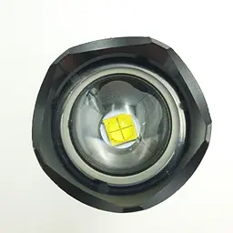 Ліхтар акумуляторний ручний металевий ліхтарик із зумом 26650 battery BL X71 P50 чорний - мініатюра 2