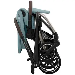 Коляска Cybex Eezy S Twist+ 2 TPE B Stormy Blue з бампером сіро-блакитна (524000111) - мініатюра 7