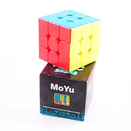 MoYu Meilong 3C 3x3 Cube stickerless. Кубик 3х3 без наклейок Мейлонг 3С MF8888B - мініатюра 3