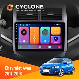 Штатна магнітола Chevrolet Aveo 2011-2018 Cyclone C9-001 2x32 CPL Cyclone (НФ-00002121)