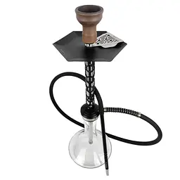 Кальян Embery MONO-H 4.0 Silver-Black Craft Clear - мініатюра 3