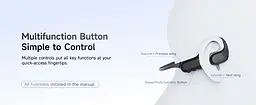 Навушники для плавання ESON X33 Open Ear, водонепроникні IP68 з пам'яттю 32GB, MP3-плеєром, Bluetooth 5.3, кістковою провідністю для спорту та бігу - мініатюра 11