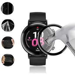 Захисна плівка BeCover для Honor MagicWatch 2 42 mm Black (706045) - мініатюра 3