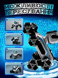 Робот-собака, інтелектуальна іграшка з керуванням жестами + джойстиком, Інноваційна іграшка робот акумуляторний + 2 джойстика + - мініатюра 4