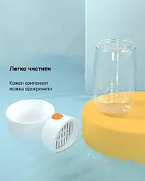 Пляшка-поїлка для тварин Semi Pets Feeder 565 мл, White - мініатюра 2