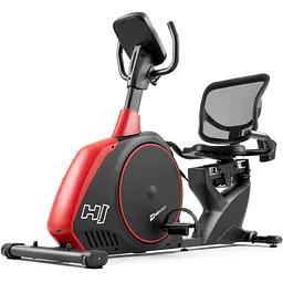 Горизонтальний велотренажер Hop-Sport HS-095L Scale чорний+ мат