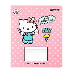 Зошит Kite Hello Kitty, 12 аркушів, лінія (HK22-234), в асортименті - мініатюра 9