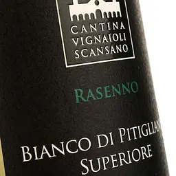 Вино Vignaioli Morellino di Scansano Bianco di Pitigliano Superiore Rasenno DOC бiле сухе 0.75 л - мініатюра 3