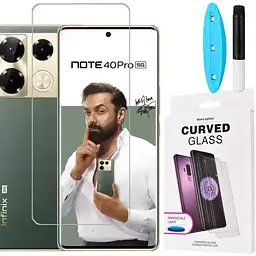 Захисне скло DK для Infinix Note 40 Pro/Note 40 Pro+ UV Curved 018110 clear