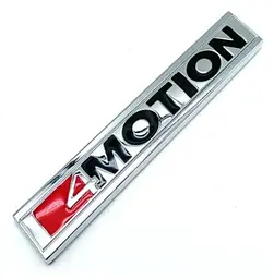Емблема напис 4Motion 105 x 15 мм металева / цільна / скотч 3M / Польща